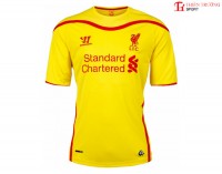 Quần áo Liverpool sân khách 2014 - 2015